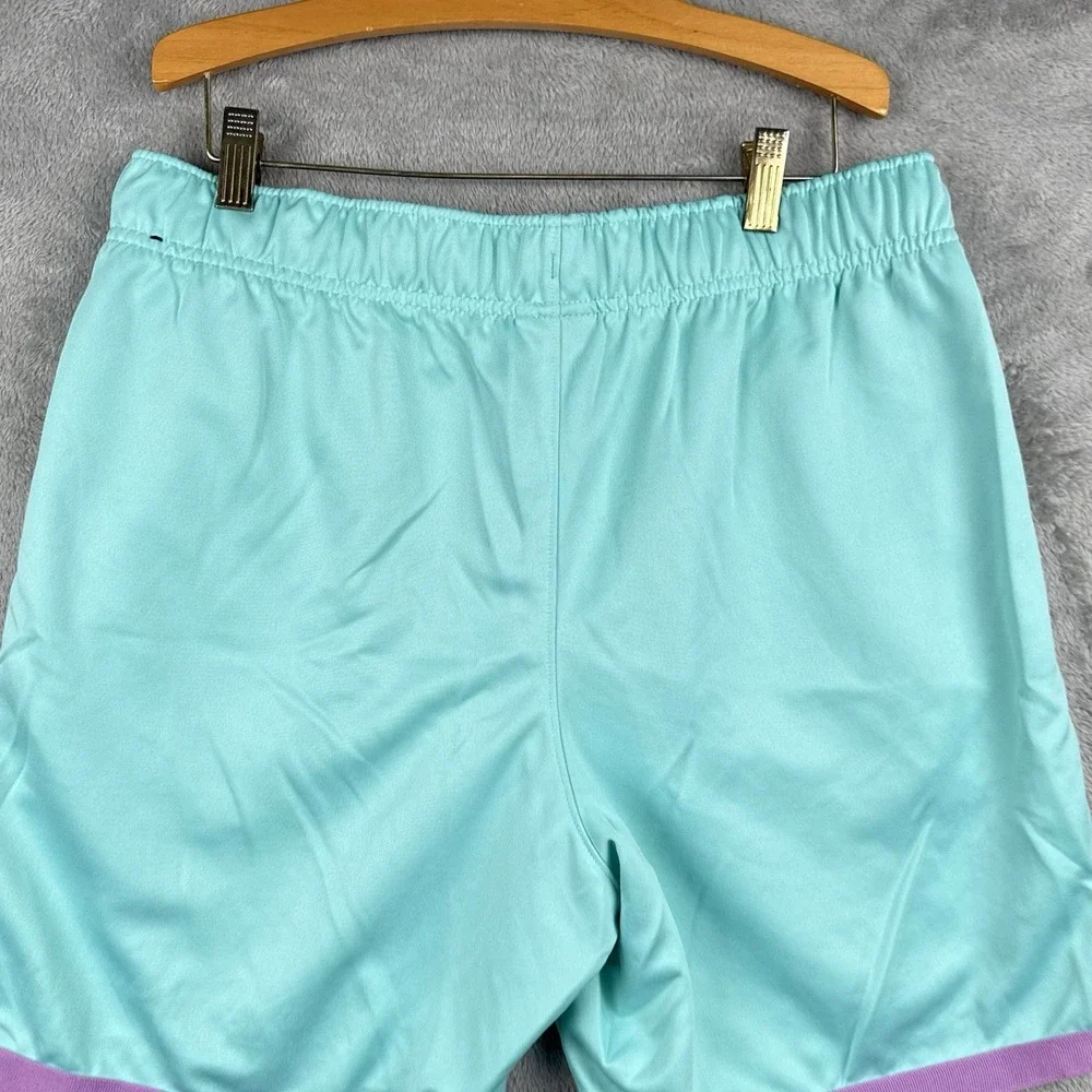 Jordan Jumpman Graphic Knit Shorts Mens M Standard Fit Blue w/‎ Purple Logo 7